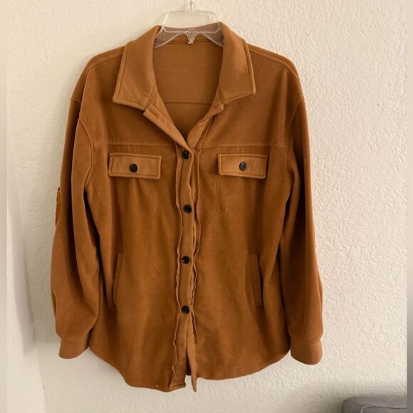 None Jackets & Blazers - Women's Tan Jacket